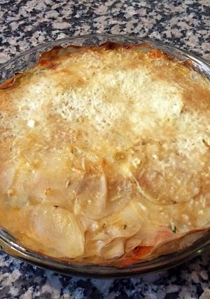 Una foto de Pastel de Papa con Vegetales mixtos
