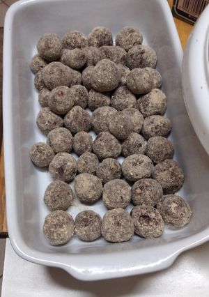 Mézeskalács golyó recept fotója