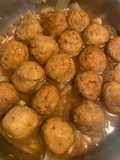 Tuna Meatballs (Canned) in Air Fryer with Cinnamon Sauce