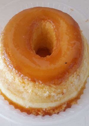 Una foto de Flan casero