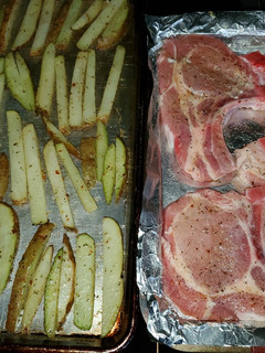A picture of Italian Pork Chops & Potatoes.