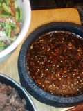 Salsa macha con cacao
