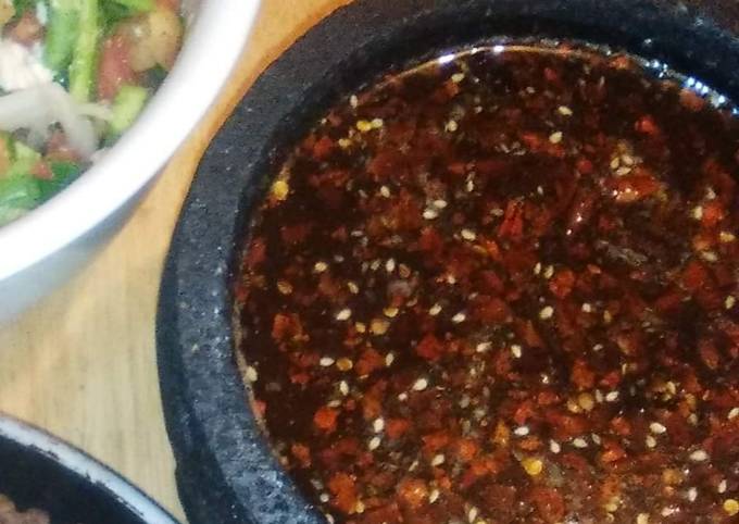 Salsa macha con cacao Receta de Jacky - Cookpad