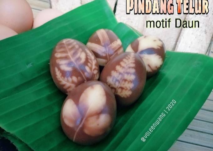 Wajib coba! Bagaimana cara bikin Pindang Telur Motif Daun sajian Lebaran yang sedap