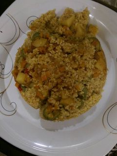 صورة لوصفة برغل بالخضار