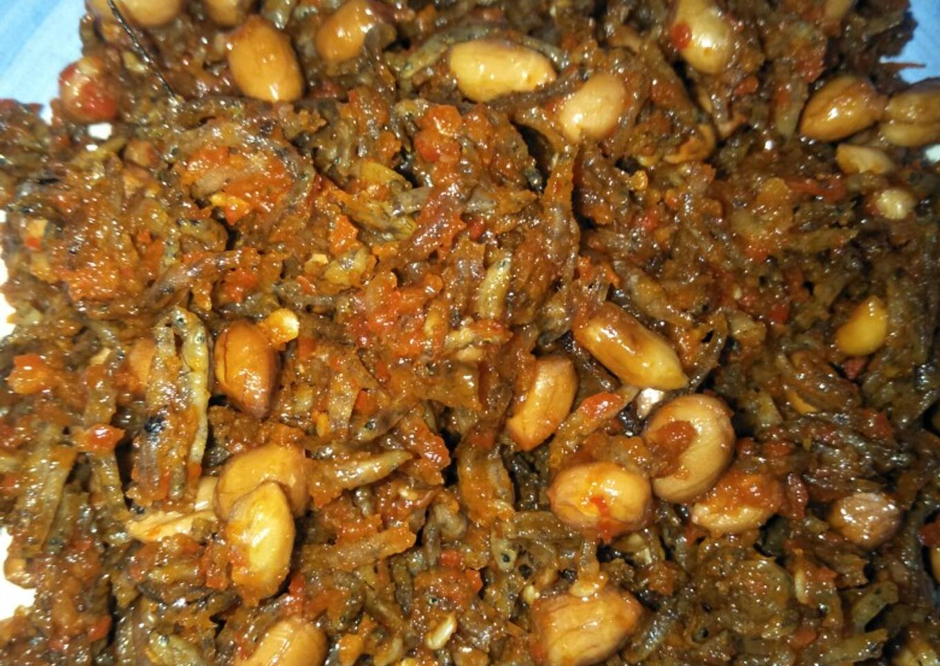 Balado teri kacang