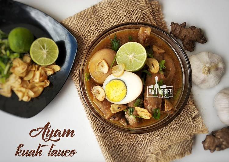 Langkah Mudah untuk memasak Ayam Kuah Tauco, Enak Banget