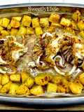 Seppie gratinate con patate al forno