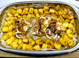 Foto di Seppie gratinate con patate al forno
