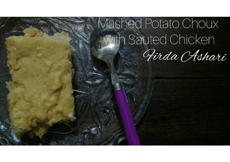 6 Resep: Mashed Potato Choux with Sauted Chicken yang Enak!