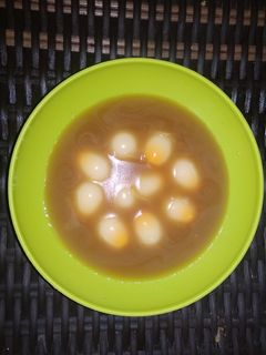 Foto resep Kolak puding telor puyuh