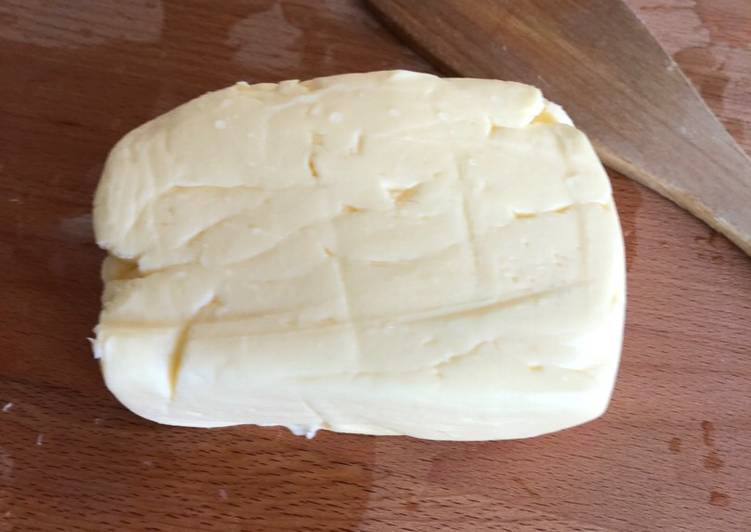 Steps to Prepare Super Quick Homemade Homemade butter