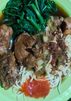 Foto resep Mi kangkung betawi