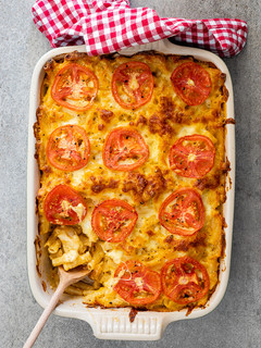 A picture of Macaroni and Cheese.