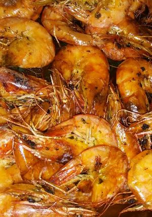 Una foto de Camarones al horno