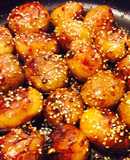 Khoai tây kho chay ngày rằm tháng giêng