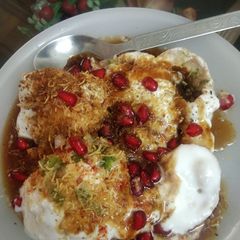 Dahi bhalla papdi chat A picture of Dahi bhalla papdi chat.