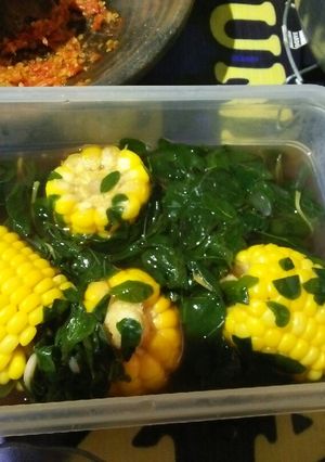 Foto resep Sayur kelor bening mix jagung