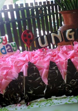 Foto resep PINKy Blackforest Roll