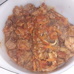 A picture of Beef stew.