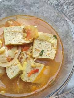 Foto resep Sundubu jjigae, 순두부 찌개 (sup tahu pedas)