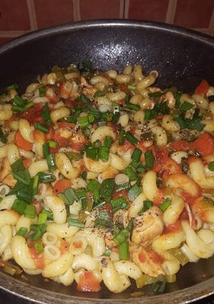 A picture of Spicy pasta.