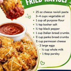 Crispy Fried Ravioli A picture of Crispy Fried Ravioli.