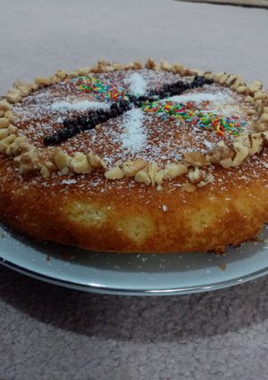 عکسی از دستور کیک سه سوته