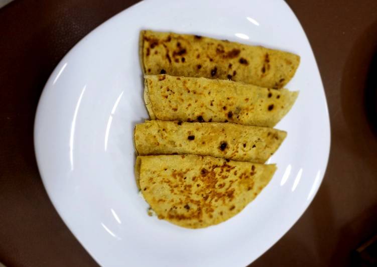 How to Prepare Homemade Rotli stuffed with Jibno and Mint Jibna Feta cheese Sudan