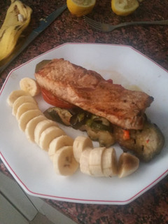 Una foto de Salmón a la Plancha