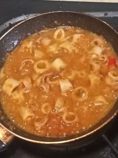 Foto resep Cumi asin balado