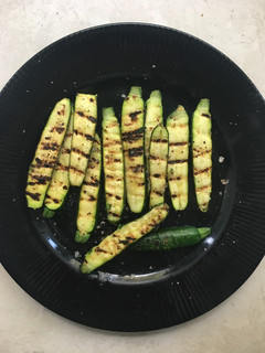 A picture of Zesty grilled Baby marrows.