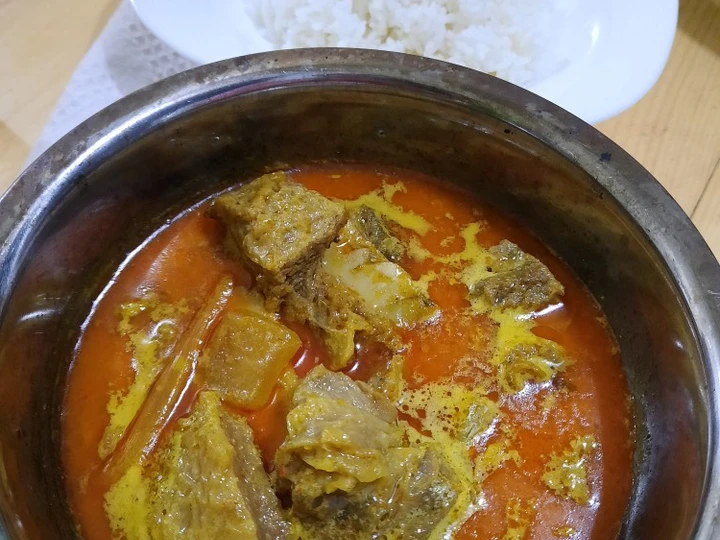 Langkah Gampang Membuat Resep Gulai Padang Iga &amp;amp; Kikil Sapi yang Lezat