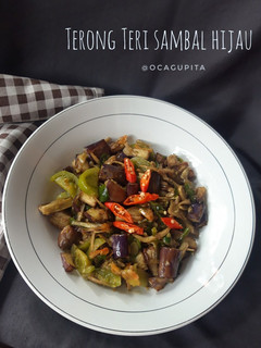 Foto resep Terong teri sambal hijau