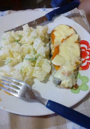 Una foto de Berenjenas a la pizza 👌