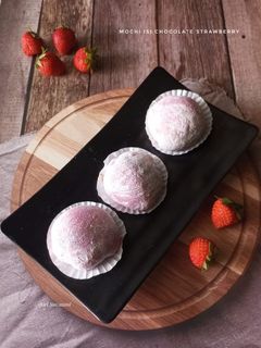 Foto resep Mochi Isi Chocolate Strawberry