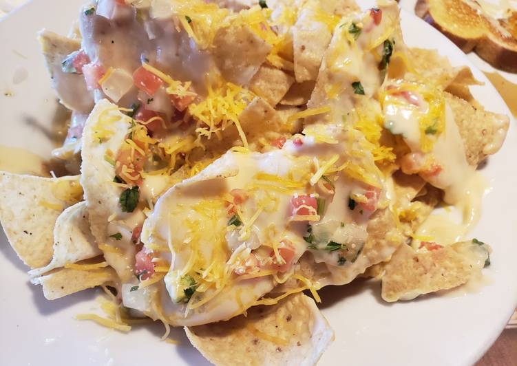 Homemade mouthwatering nachos