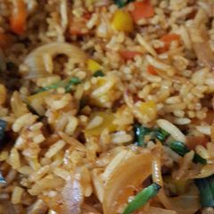 A picture of Basil fried rice.