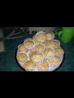 A picture of Grated Carrot and coconut Cupcakes.