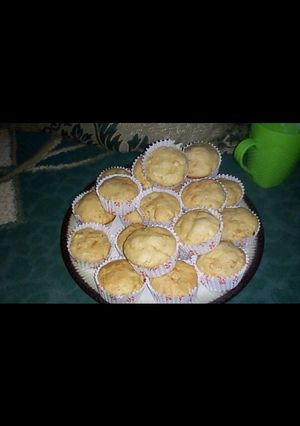 A picture of Grated Carrot and coconut Cupcakes.