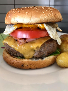 Φωτογραφία της συνταγής Burger με αυγό