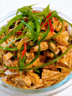 椒麻涼拌豆乾絲 的食譜成品照片
