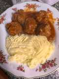 Albóndigas con puré