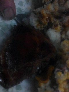 A picture of Chipotle honey glazed chicken.