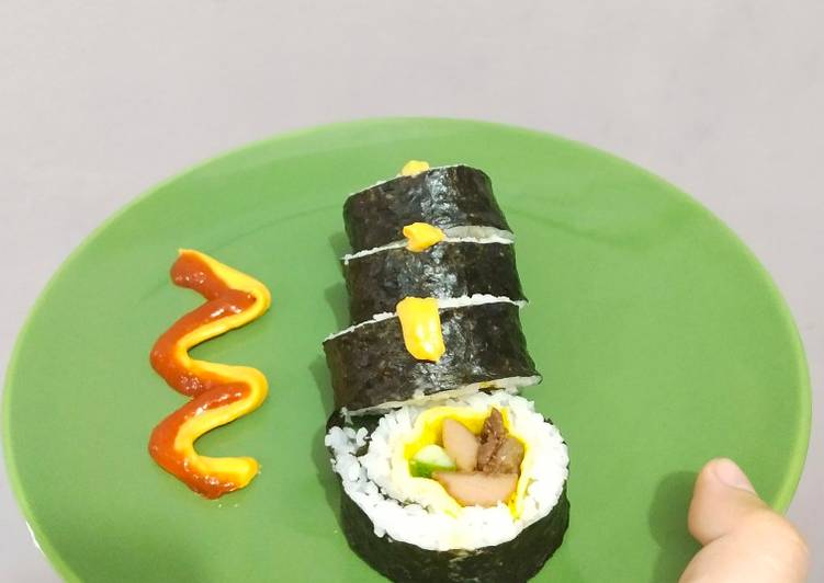 Langkah Mudah untuk Membuat Kimbab Ala Korea Rumahan🇰🇷 Anti Gagal