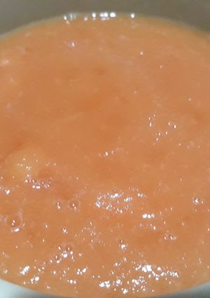 A picture of Paw paw puree.