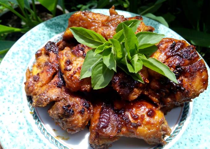 Ayam bakar pedas teflon