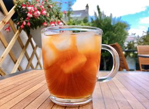 Hình của món 🌱 Trà Xoài Đơn Giản Giải Khát Mùa Hè.