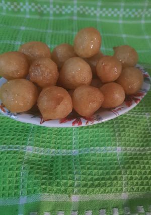 صورة لوصفة لقيمات او زلابيه