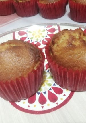 Una foto de Muffins de plátano y nuez